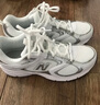 NEW BALANCE NB官方男鞋女鞋復(fù)古舒適百搭老爹鞋408系列 白色/銀色 ML408WM 41.5 腳長26CM 曬單實(shí)拍圖