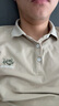 海瀾之家（HLA）短袖POLO衫龍騰九州涼感吸濕排汗短袖男 卡其J5 XL 180/96Y推薦137~150斤 曬單實(shí)拍圖