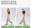 蕉下（beneunder）工裝降落傘兵褲女士長(zhǎng)褲子登山寬松闊腿防曬褲25春夏 曬單實(shí)拍圖
