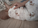 哈尼天空（HoneySky）新生兒衣服初生寶寶夏季短袖連體衣嬰兒竹纖維哈衣爬爬服 浮云兔 73cm(6-9個(gè)月) 曬單實(shí)拍圖