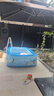 Bestway兒童游泳池寶寶小孩室內(nèi)外家用電動(dòng)充氣史迪仔周邊玩具洗澡戲水池 曬單實(shí)拍圖
