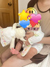 伽百利毛絨玩具兔兔公仔安撫玩偶抱枕節(jié)日送女友小朋友生日禮物送女生 W3595格林達(dá) 刺繡白裙兔 30cm 曬單實拍圖