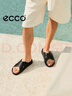 愛步（ECCO）拖鞋男 25年夏季舒適勃肯鞋外穿拖鞋休閑男鞋 科摩500994 黑色50099401001 41 曬單實拍圖