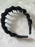 案妝七夕lastkiss黑色水鉆高顱頂波浪發(fā)箍女2025新款日常外戴壓發(fā)發(fā)卡 水晶款-絲絨大齒發(fā)箍 曬單實(shí)拍圖