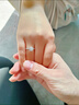 DR CK人工培育鉆石戒指六芒星織鉆戒女人工培育鉆石訂結(jié)婚禮物送老婆 六芒星50分莫桑鉆/順豐速運/刻字 開口 (開口可調(diào)節(jié)) 曬單實拍圖