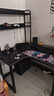 馨美凱轉角電競桌雙人電腦桌臺式書(shū)桌書(shū)架一體組合洞洞板桌子拐角游戲桌 左轉角【單桌+書(shū)架】碳纖色 長(cháng)120cm寬100cm 曬單實(shí)拍圖