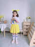 雷姆汀六一兒童啦啦隊演出服幼兒園服裝舞蹈舞蹈班小學(xué)生運動(dòng)會(huì )班服表演 心女/綠短袖+白裙子+綠頭巾+藍襪 130 曬單實(shí)拍圖