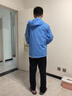 安踏（ANTA）輕殼2.0防曬衣丨戶外防潑水梭織外套男夏薄款風(fēng)衣運(yùn)動(dòng)皮膚衣 【戶外簡(jiǎn)約】天域藍(lán)6603-5 L 曬單實(shí)拍圖