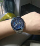 卡西歐（CASIO）海洋之心 黑暗之心限量黑鋼 非機械石英表男表節日送禮 EFR-539D-1A2藍盤(pán)54mm 曬單實(shí)拍圖