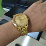 賓爵耀世鑲鉆沙金紋腕表男進(jìn)口機械機芯夜光防水單日歷窗品味男士手表 耀世啟航-鉆圈男士機械腕表 曬單實(shí)拍圖