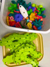 樂(lè)樂(lè)魚(yú)（leleyu）積木3-6歲兒童玩具大顆粒花園拼裝插花93片收納盒男女孩生日禮物 曬單實(shí)拍圖