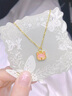 中國黃金（CHINA GOLD）黃金項鏈女足金可愛(ài)貓咪頭吊墜首飾情人節實(shí)用生日禮物送女友老婆 足金可愛(ài)貓咪吊墜 約0.6g【贈銀鏈】 曬單實(shí)拍圖