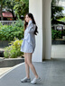 斯凱奇（Skechers）女鞋夏季2025年新款透氣復古老爹鞋運動(dòng)軟底百搭休閑跑步鞋159306 曬單實(shí)拍圖