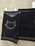 美津濃（MIZUNO）兒童護(hù)膝運(yùn)動籃球?qū)Ｓ米o(hù)腿套跑步防摔過膝男足球膝蓋護(hù)具M(jìn)黑色2只 曬單實拍圖