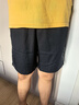 特步男短褲夏季褲透氣訓(xùn)練五分褲運(yùn)動(dòng)跑步褲878229970140 正黑色 XL  曬單實(shí)拍圖