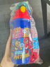 skater兒童學(xué)生卡通便攜直飲杯 喝水杯水瓶涼水杯涼水壺塑料杯茶杯 禮物 藍(lán)色透明汪汪隊 480ml 曬單實拍圖