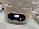 美的（Midea）花漾0膠水全玻璃全自動(dòng)養(yǎng)生壺 辦公室多功能煮茶壺 燒水壺恒溫電熱水壺煮茶器花茶壺1L YS10B101 曬單實(shí)拍圖