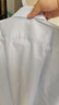 雅戈?duì)枴綝P免燙】夏季新品商務(wù)休閑純棉寬松口袋男士短袖襯衫 41  淺藍(lán) 曬單實(shí)拍圖