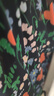 PORTS寶姿 新品商場(chǎng)同款女裝 夏季新品紅花藍(lán)屋荷葉邊領(lǐng)上衣 丈青印花 M (6) 曬單實(shí)拍圖