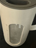 UKA冷水壺高硼硅玻璃涼白開(kāi)水壺杯耐高溫防燙家用大容量 白色 曬單實(shí)拍圖