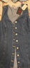Levi's【商場同款】李維斯女士時(shí)尚百搭無袖牛仔連衣裙 深藍(lán)色 S 曬單實(shí)拍圖