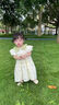 G.DUCKKIDS小黃鴨女童連衣裙夏裝夏季2025新款寶嬰幼兒童洋氣純棉小飛袖裙子 米杏色 兒童純棉刺繡公主裙 100 曬單實(shí)拍圖