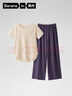 蕉內(nèi)氮?dú)?05Dry女士家居服輕運(yùn)動(dòng)瑜伽吸濕速干棉莫春夏睡衣送女友禮物 曬單實(shí)拍圖