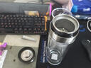 希諾（HEENOOR） 雙層玻璃杯茶水分離杯男女士大容量杯子隔熱茶杯商務(wù)泡茶水杯 【升級抗菌版-推薦】本色320ml 曬單實(shí)拍圖