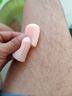 腳趾保護套大小腳趾拇指頭護甲防磨擠壓保護套帶孔透氣硅膠雞眼套 小腳趾4雙+大腳趾1雙【10只裝】 膚色 曬單實(shí)拍圖