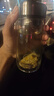 富光玻璃杯雙層 帶茶隔高硼硅玻璃水杯 茶水分離車載泡茶杯子男400ml 曬單實拍圖