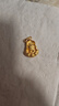 賽菲爾復(fù)購補貼黃金吊墜女硬金十二生肖守護佛禮物約2克普賢菩薩-龍、蛇 曬單實拍圖