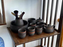 楓嵐苑建水紫陶功夫茶具套裝紫砂功夫茶杯茶具西施壺泡茶器禮品 仿古壺-茶具套裝 19頭 曬單實拍圖