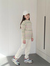G.DUCKKIDS小黃鴨兒童毛衣女秋冬裝2025新款女童打底衫套頭上衣中大童毛線衫 淺綠 110 尺碼4~5歲【100-110cm】 曬單實(shí)拍圖
