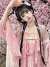 飚閣漢服中國風(fēng)女裝套裝2025年新款國風(fēng)大賞【念春】齊胸唐制 上衣+裙子+披帛 粉色 均碼 80-125斤 曬單實(shí)拍圖