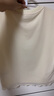 太平鳥女裝動物印花網(wǎng)紗T恤女短袖夏修身短款小上衣 米色 M 曬單實(shí)拍圖