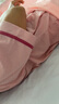 浪莎女士睡衣睡裙女夏季甜美粉色套頭圓領(lǐng)直筒家居服可外穿2025新款 曬單實(shí)拍圖