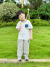 齊齊熊【涼感防曬褲】男童運(yùn)動(dòng)長(zhǎng)褲夏季防蚊褲薄款寶寶褲子工裝夏褲 石頭灰 110 曬單實(shí)拍圖