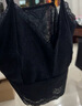ubras無尺碼舒服蕾背心蕾絲文胸罩性感內衣女黑標準 曬單實拍圖
