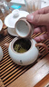 胖東來汝窯功夫茶具一壺二杯家用單人泡茶一人茶具茶壺茶杯禮盒 米黃汝窯西施壺-正好 曬單實(shí)拍圖