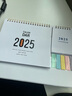 白金麗人臺歷2025年日歷記事本創(chuàng)意大格子辦公桌面擺件簡約月歷自律打卡計劃表備忘表定制 簡約2025 曬單實拍圖