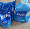 藍月亮洗衣液12斤套裝：亮白增艷薰衣草3kg瓶+1kg袋*3 曬單實拍圖