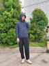 波司登90鵝絨短款輕薄羽絨服連帽保暖休閑無(wú)縫膠囊外套B250131035 曬單實(shí)拍圖