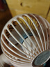 永日（yongri）小風(fēng)扇小型桌面床上用電風(fēng)扇宿舍usb風(fēng)扇辦公室風(fēng)扇靜音充電床頭迷你插電充電臺式風(fēng)扇 粉色【可調角度|三檔風(fēng)力|靜音長(cháng)續航】 曬單實(shí)拍圖