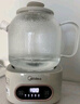 美的（Midea）花漾0膠水全玻璃全自動(dòng)養(yǎng)生壺 辦公室多功能煮茶壺 燒水壺恒溫電熱水壺煮茶器花茶壺1L YS10B101 曬單實(shí)拍圖