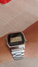 卡西歐（CASIO）手表復古小方塊 時(shí)尚休閑小方表防水運動(dòng)學(xué)生表 初高中生 A158WA-1D 曬單實(shí)拍圖