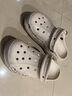 卡駱馳crocs貝雅云彩女士洞洞鞋戶外休閑鞋|208186 冬日白-11S(含智必星) 36 (230mm) 37 曬單實拍圖