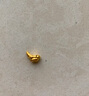 周大福 福字龍牙小金豆黃金投資金(工費(fèi)0)約1g IF1911七夕禮物 曬單實(shí)拍圖