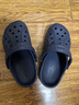卡駱馳crocs貝雅兒童洞洞鞋男女童戶外包頭沙灘鞋拖鞋/207013/207012 深藍色-410 30 (180mm) 曬單實拍圖