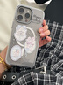 FUNNY RICH甜酷芭蕾風(fēng)適用iPhone16ProMax手機(jī)殼蘋(píng)果15puls新款磁吸保護(hù)套漸變色透明14女ins防摔小清新可愛(ài) 公主茶話會(huì)-珍珠白（磁吸款） iPhone 15 Pro Max 曬單實(shí)拍圖