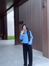 波司登25年輕薄羽絨服女90絨寬松短款顯瘦短款保暖外套B250135326 曬單實(shí)拍圖